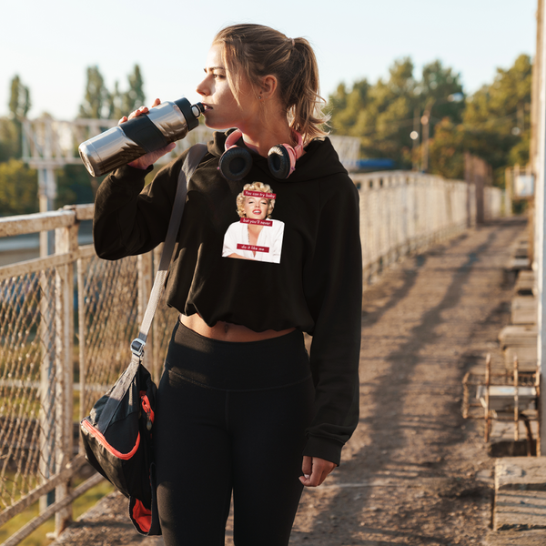 You Can Try Crop Top Hoodie