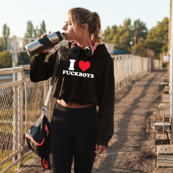 Fuck Boys Crop Top Hoodie
