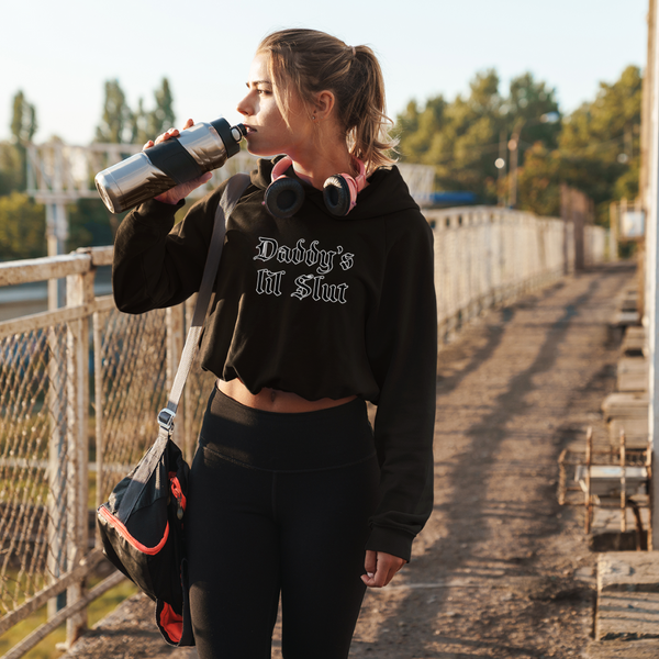 Slut Crop Top Hoodie