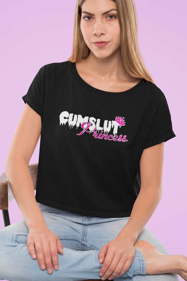 Cumslut Princess - Women's Graphic Crop Top