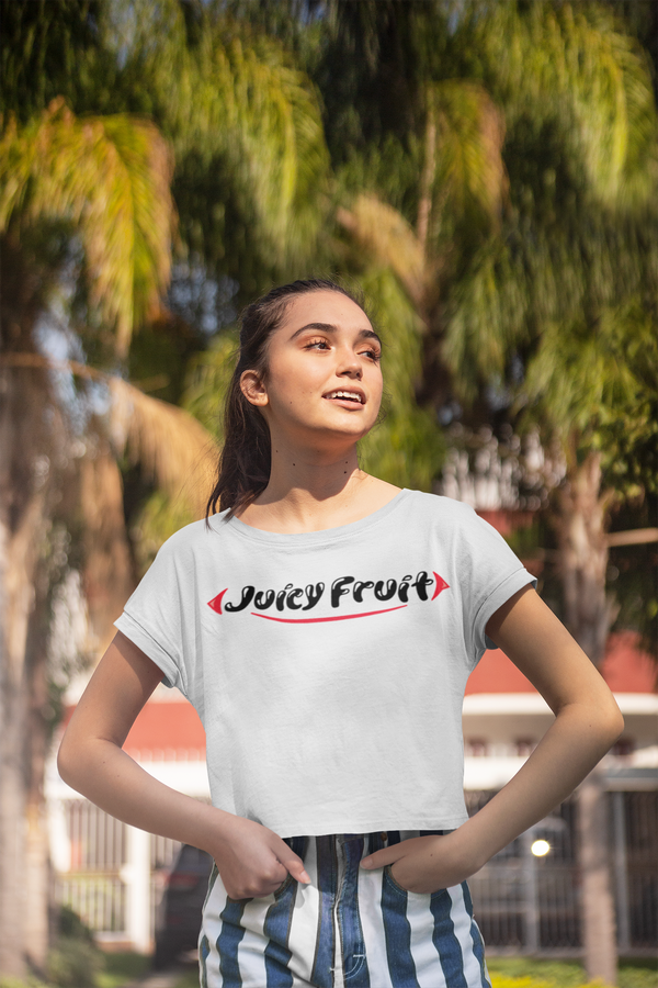 JUICY FRUIT Women's Graphic Crop Top